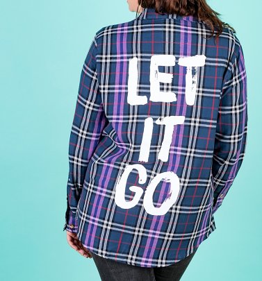 Disney Frozen Elsa Let It Go Flannel Shirt from Cakeworthy Disney Frozen Elsa Let It Go Flannel Shirt from Cakeworthy