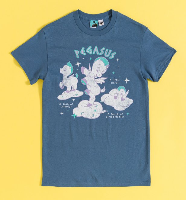 Disney Hercules Baby Pegasus Indigo Blue T-Shirt Disney Hercules Baby Pegasus Indigo Blue T-Shirt