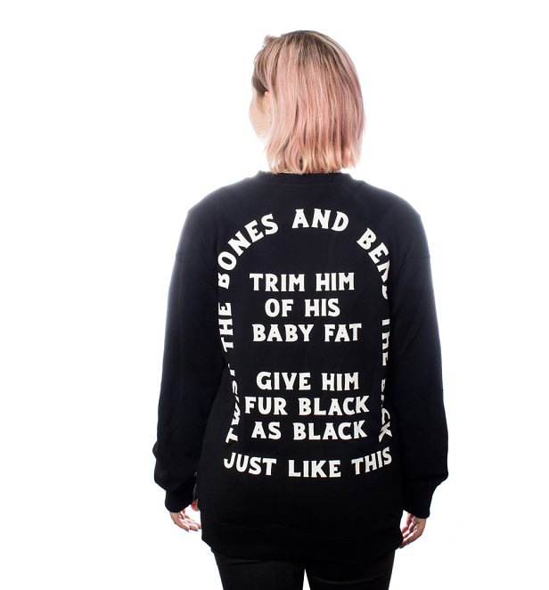 Disney Hocus Pocus Binx Back Print Sweater from Cakeworthy Disney Hocus Pocus Binx Back Print Sweater from Cakeworthy