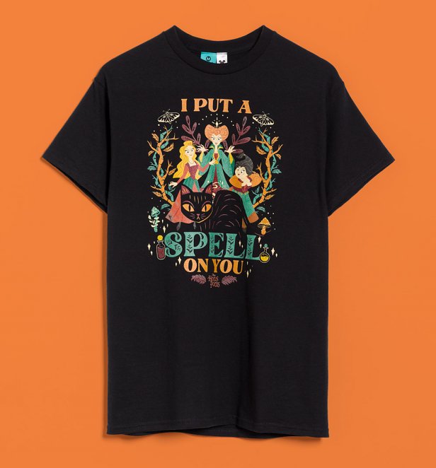 Disney Hocus Pocus I Put A Spell On You Black T-Shirt Disney Hocus Pocus I Put A Spell On You Black T-Shirt