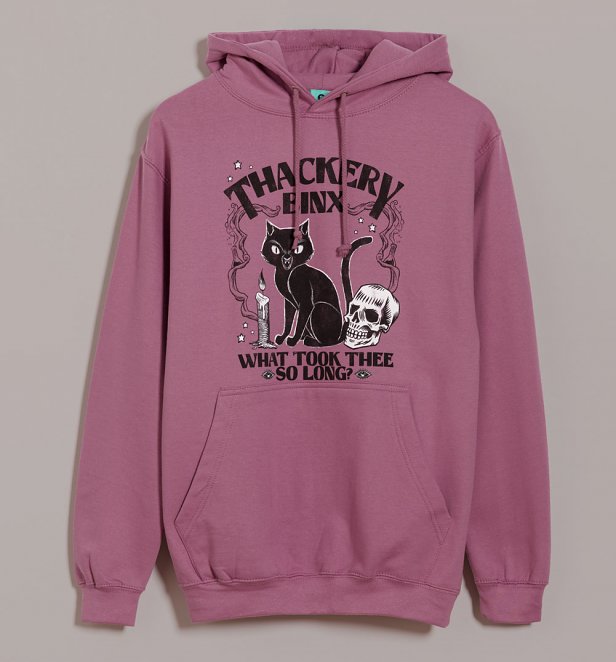 Disney Hocus Pocus Thackery Binx Lilac Hoodie