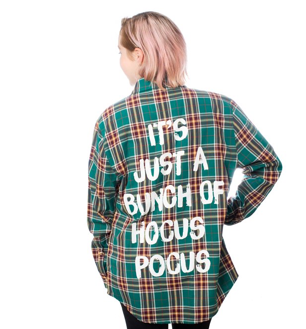 Disney Hocus Pocus Winifred Flannel Shirt from Cakeworthy