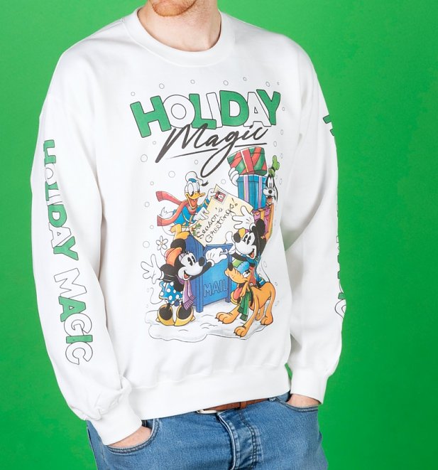 Disney Holiday Magic White Sweater