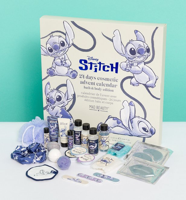 Disney Lilo & Stitch Denim 24 Days Of Christmas Bath & Body Advent Calendar from Mad Beauty Disney Lilo & Stitch Denim 24 Days Of Christmas Bath & Body Advent Calendar from Mad Beauty