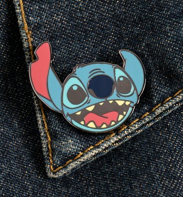 Disney Lilo and Stitch Face Enamel Pin Disney Lilo and Stitch Face Enamel Pin