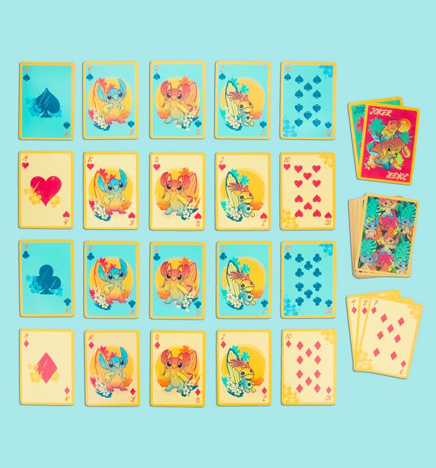 Disney Lilo & Stitch Waterproof Playing Cards Disney Lilo & Stitch Waterproof Playing Cards
