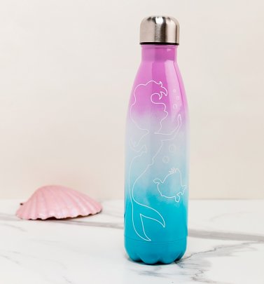 Disney Little Mermaid Real Life Mermaid Metal Water Bottle from Funko Disney Little Mermaid Real Life Mermaid Metal Water Bottle from Funko