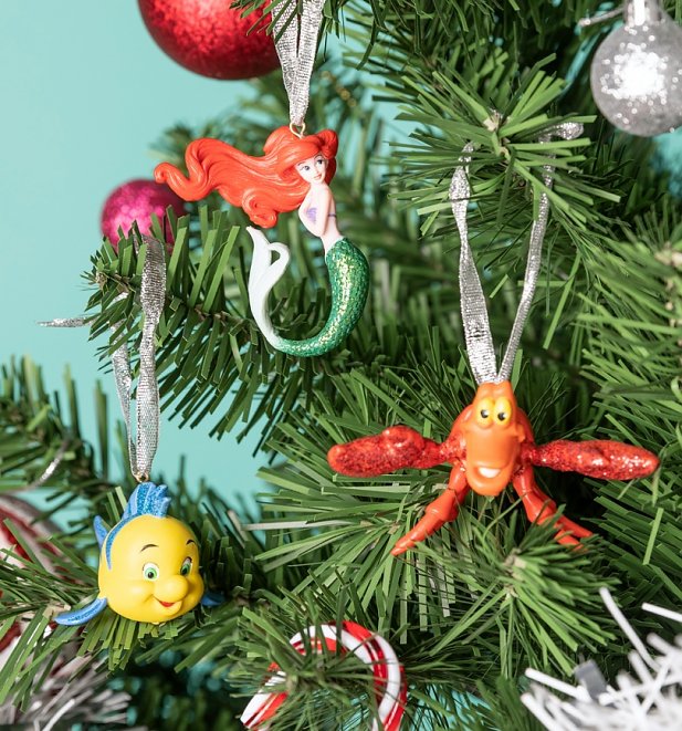 Disney Little Mermaid Set of 3 Hanging Decorations Disney Little Mermaid Set of 3 Hanging Decorations