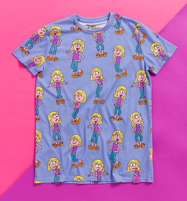 Disney Lizzie McGuire All Over Print T-Shirt from Cakeworthy