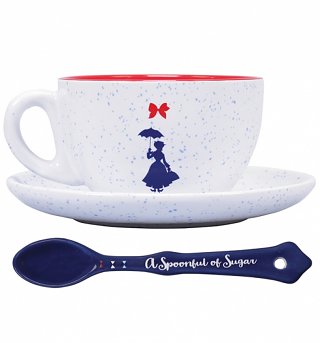Disney Mary Poppins Practically Perfect Cup & Saucer Set Disney Mary Poppins Practically Perfect Cup & Saucer Set