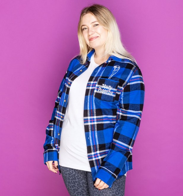 Disney Mary Poppins Practically Perfect Flannel Shirt from Cakeworthy Disney Mary Poppins Practically Perfect Flannel Shirt from Cakeworthy
