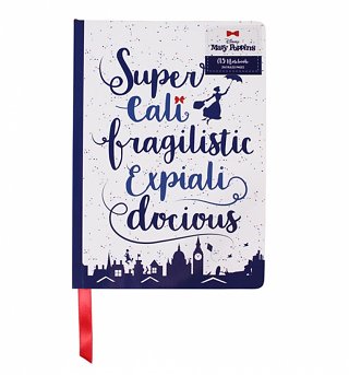 Disney Mary Poppins Supercalifragilisticexpialidocious A5 Notebook Disney Mary Poppins Supercalifragilisticexpialidocious A5 Notebook