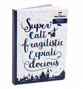 Disney Mary Poppins Supercalifragilisticexpialidocious A5 Notebook Disney Mary Poppins Supercalifragilisticexpialidocious A5 Notebook