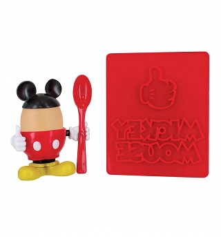 Disney Mickey Mouse Egg Cup and Toast Cutter Set Disney Mickey Mouse Egg Cup and Toast Cutter Set