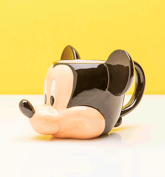 Disney Mickey Mouse Head Shaped Mug Disney Mickey Mouse Head Shaped Mug