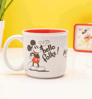 Disney Mickey Mouse Hello Folks Mug Disney Mickey Mouse Hello Folks Mug