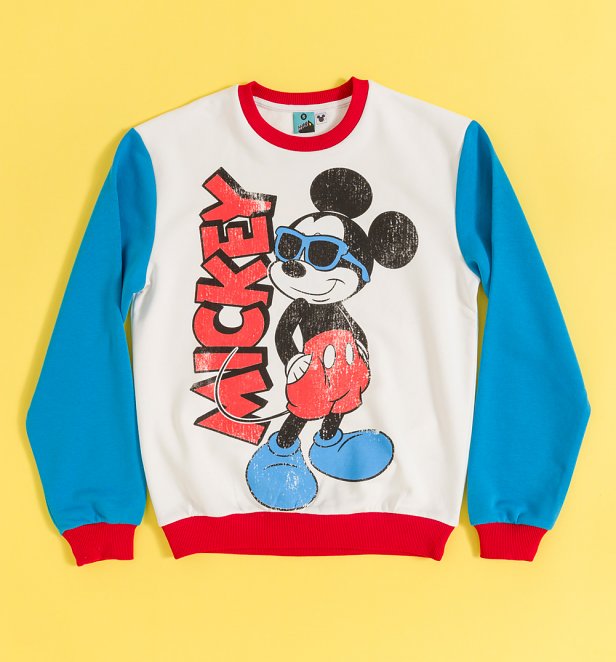 LIMITED EDITION Disney Mickey Mouse Retro Colour Block Sweater LIMITED EDITION Disney Mickey Mouse Retro Colour Block Sweater