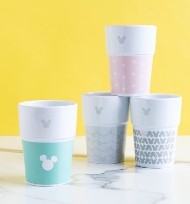Disney Mickey Mouse Set Of Four Melamine Tumblers from Funko Disney Mickey Mouse Set Of Four Melamine Tumblers from Funko