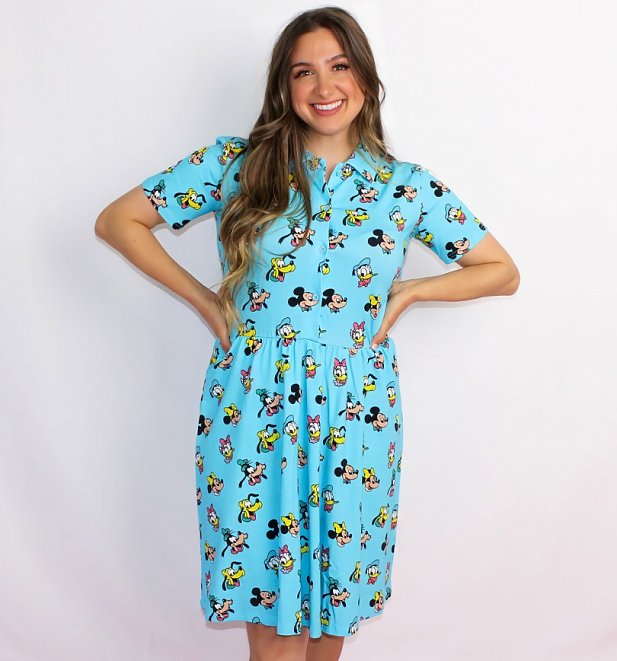 Disney Mickey & Friends Button Up Dress from Cakeworthy