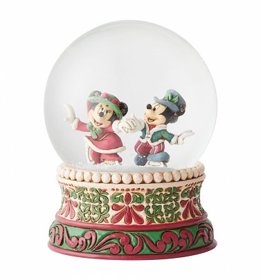 Disney Mickey and Minnie Mouse Skating Snow Globe Disney Mickey and Minnie Mouse Skating Snow Globe