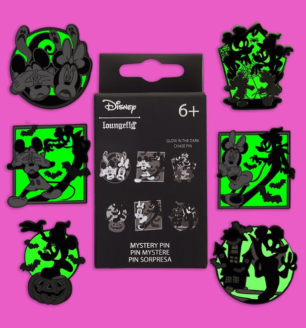 Loungefly Disney Mickey & Minnie Ghost Mystery Box Pin Loungefly Disney Mickey & Minnie Ghost Mystery Box Pin