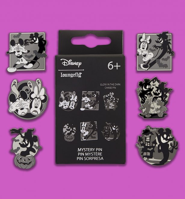 Loungefly Disney Mickey & Minnie Ghost Mystery Box Pin Loungefly Disney Mickey & Minnie Ghost Mystery Box Pin