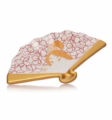 Disney Mulan Fan Trinket Dish Disney Mulan Fan Trinket Dish