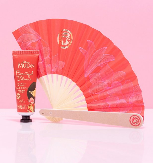 Disney Mulan Hand Cream and Fan File Gift Set from Mad Beauty