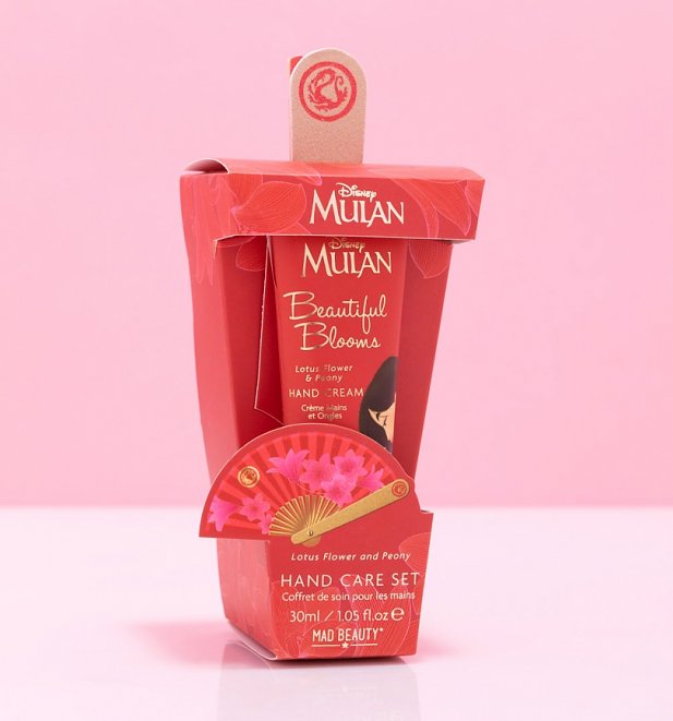 Disney Mulan Hand Cream and Fan File Gift Set from Mad Beauty