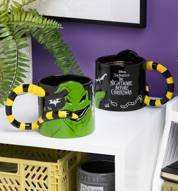 Disney The Nightmare Before Christmas Glow in The Dark Oogie Boogie Shaped Mug