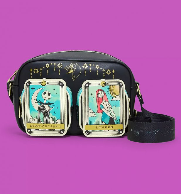 Loungefly Disney The Nightmare Before Christmas Tarot Card Camera Crossbody Bag Loungefly Disney The Nightmare Before Christmas Tarot Card Camera Crossbody Bag
