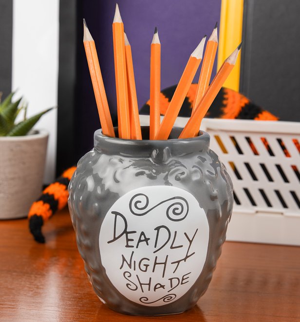 Disney Nightmare Before Christmas Deadly Nightshade Pen And Plant Pot