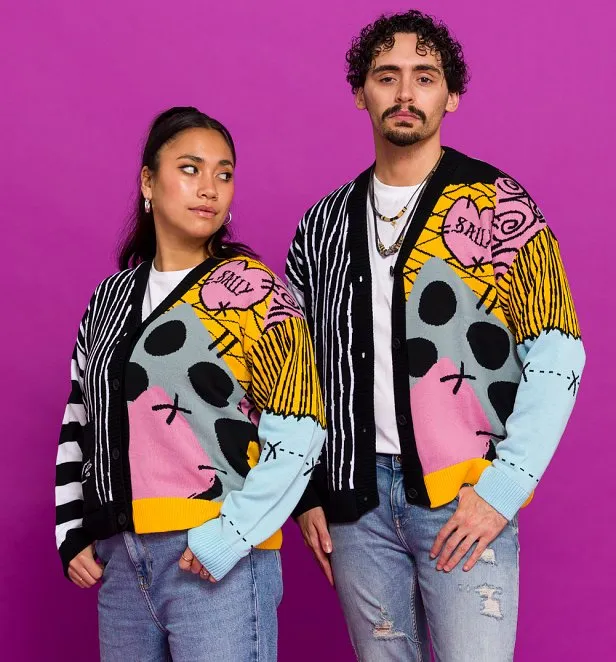 Disney Nightmare Before Christmas Patchwork Cardigan