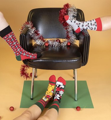 Disney Pack of Three Christmas Socks Disney Pack of Three Christmas Socks