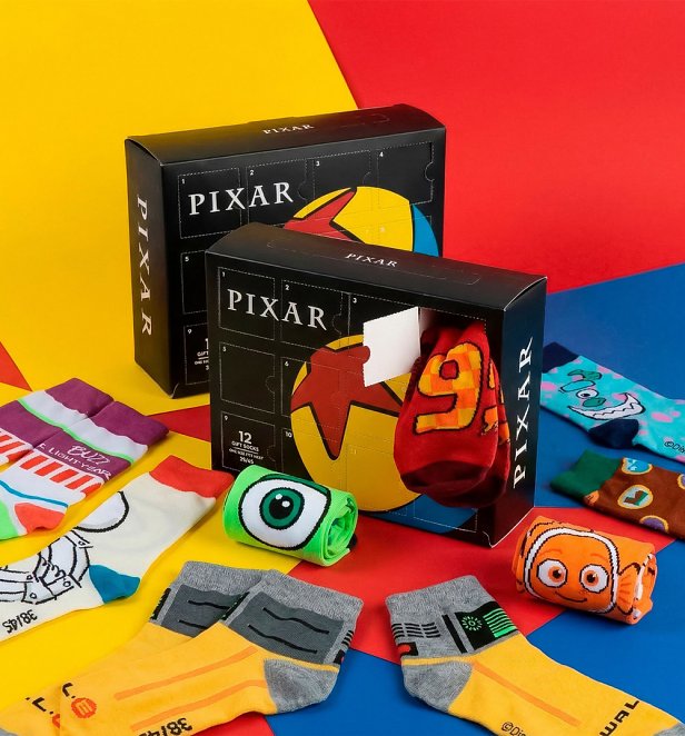 Disney Pixar 12 Day Of Socks Advent Calendar