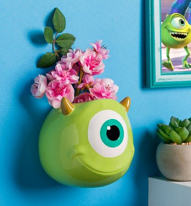Disney Pixar Monsters Inc Mike Shaped Wall Vase