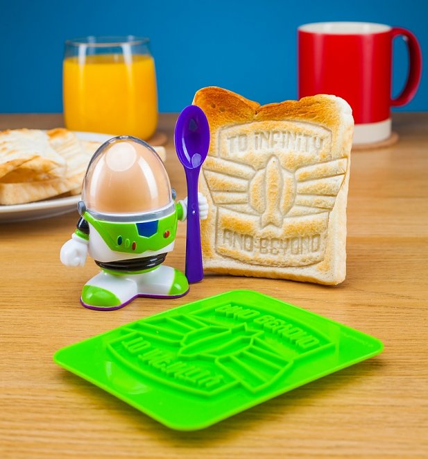 Disney Pixar Toy Story Buzz Lightyear Egg Cup And Toast Cutter Set