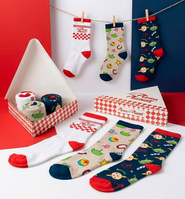 Disney Pixar Toy Story Set Of 3 Socks