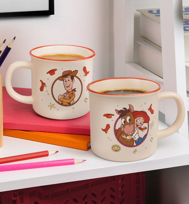 Disney Pixar Toy Story Woody Jessie And Bullseye Mug