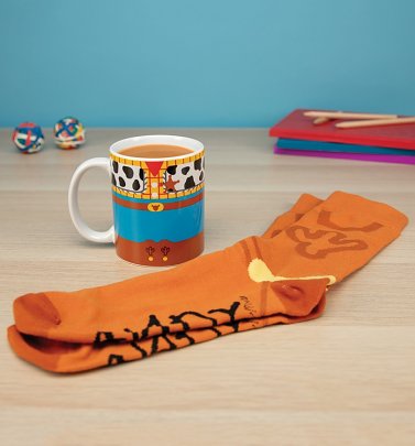 Disney Pixar Toy Story Woody Mug and Socks Set Disney Pixar Toy Story Woody Mug and Socks Set