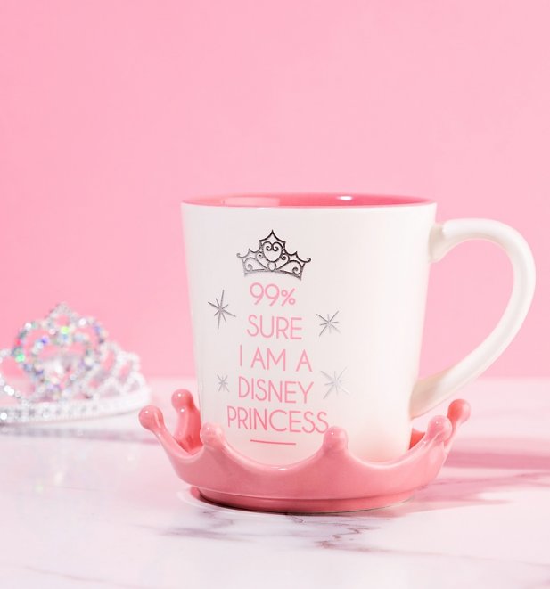 Disney Princess Mug With Crown Lid
