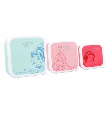 Disney Princess Set Of Three Snack Boxes Disney Princess Set Of Three Snack Boxes