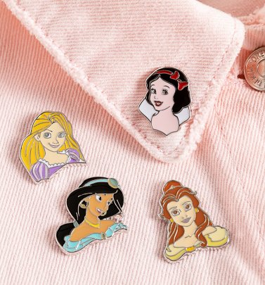 Disney Princess Set of Four Enamel Pins