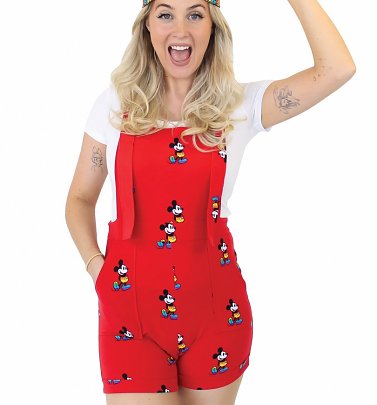 Disney Rainbow Mickey Shortalls from Cakeworthy Disney Rainbow Mickey Shortalls from Cakeworthy