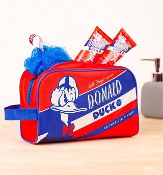 Disney Retro Donald Duck Wash Bag Set from Mad Beauty Disney Retro Donald Duck Wash Bag Set from Mad Beauty
