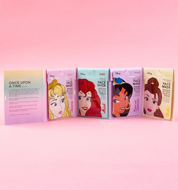 Disney Set Of 4 Princess Sheet Face Masks Collection from Mad Beauty Disney Set Of 4 Princess Sheet Face Masks Collection from Mad Beauty