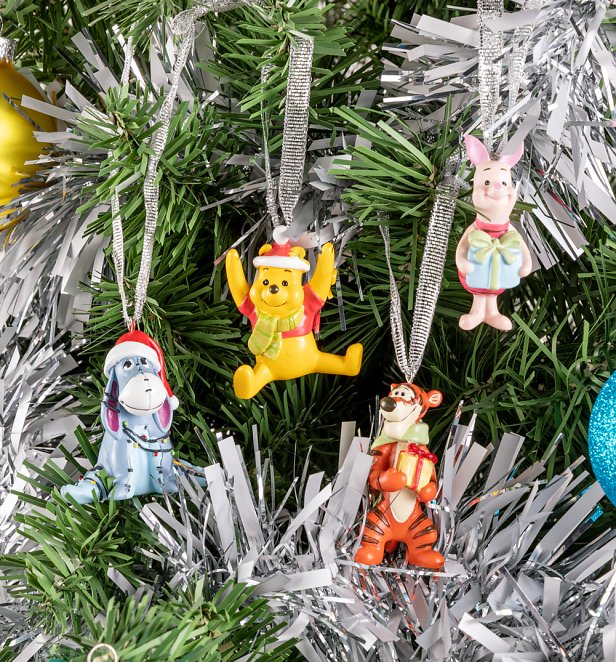 Disney Set of Four Winnie The Pooh Hanging Decorations