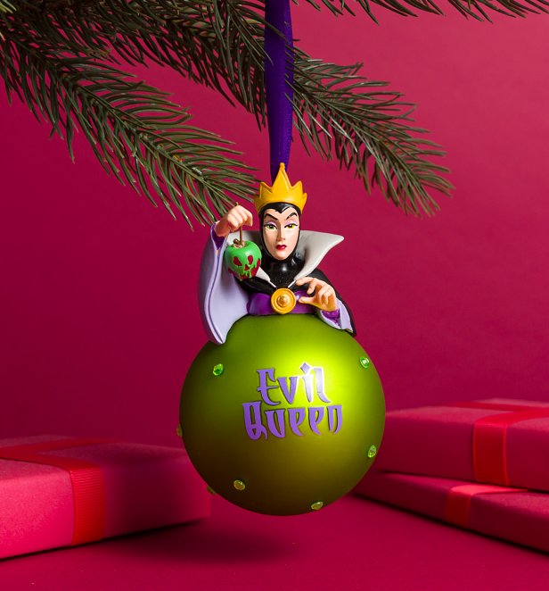 Disney Snow White Evil Queen Glass Bauble Disney Snow White Evil Queen Glass Bauble