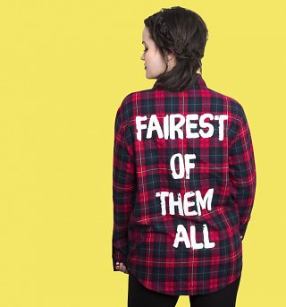 Women's Disney Snow White Flannel Shirt from Cakeworthy Women's Disney Snow White Flannel Shirt from Cakeworthy