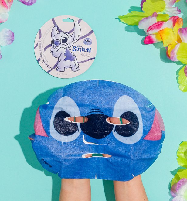 Disney Stitch Denim Cosmetic Sheet Mask from Mad Beauty